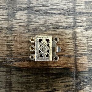 Vintage Art Deco Multi-Strand Gold Tone 3-Strand Decorative Clasp - Lot of 50